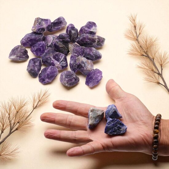 Dabīgi akmeņi neapstrādāti